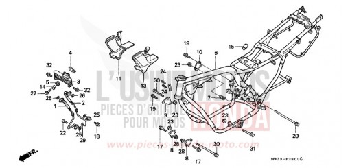 CARROSSERIE DE CHASSIS CB750F2S de 1995